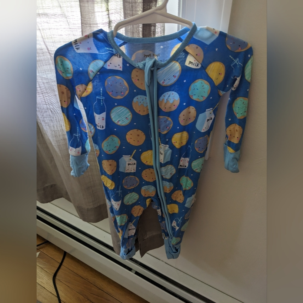 Little Sleepies Milk and Cookies Zippy